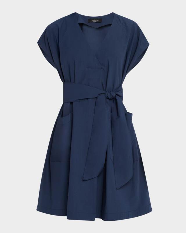 Mitico Dolman-Sleeve Cotton Dress